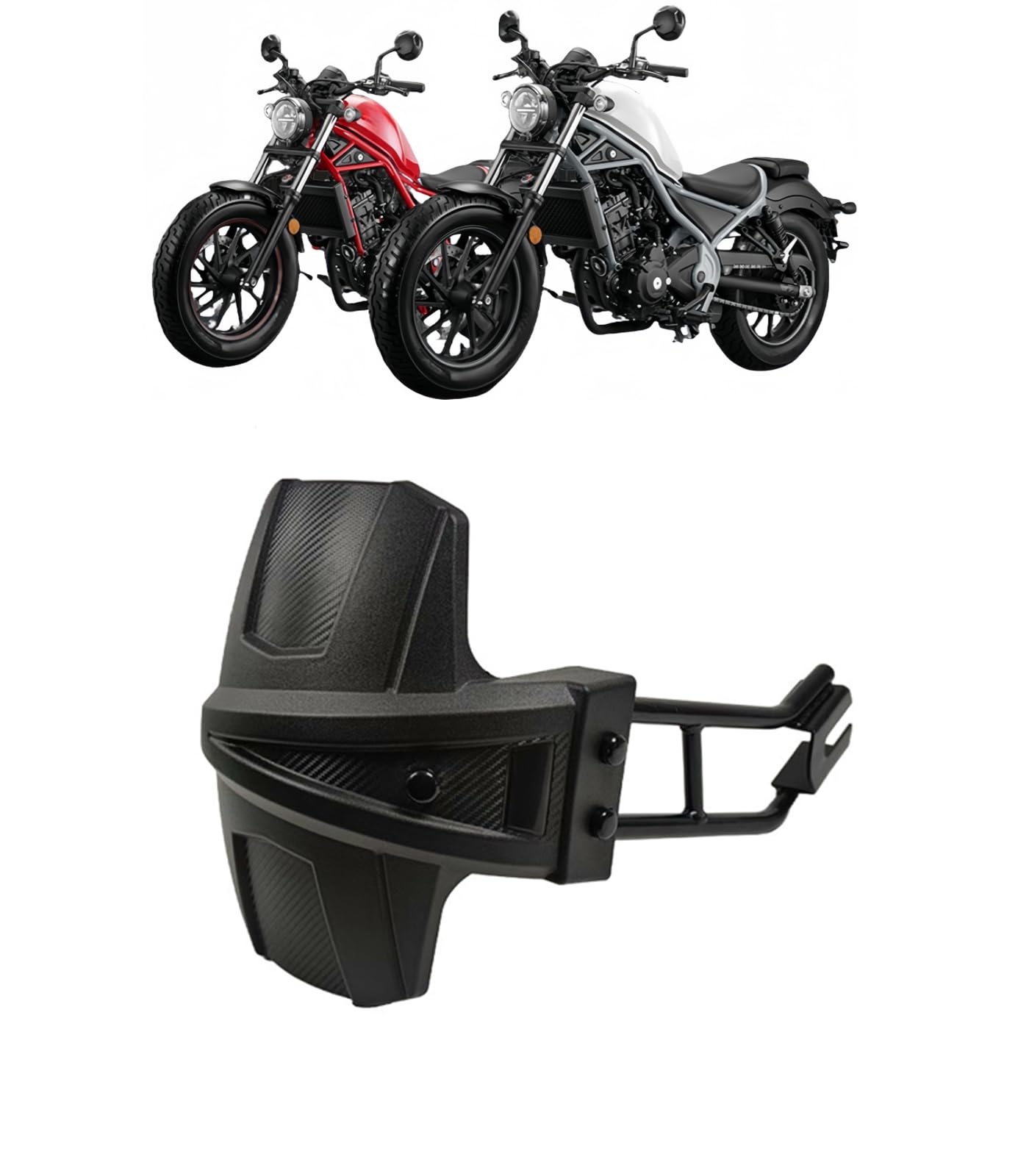 レブル Rebel CM300 に適用 リアフェンダーガード オートバイフェンダー マッドフラップマッドハガー FOR CM300 500 適用車種 スプラッシュガードカバー モーターサイクルアクセサリーカスタム パーツ [並行輸入品] 13,013円