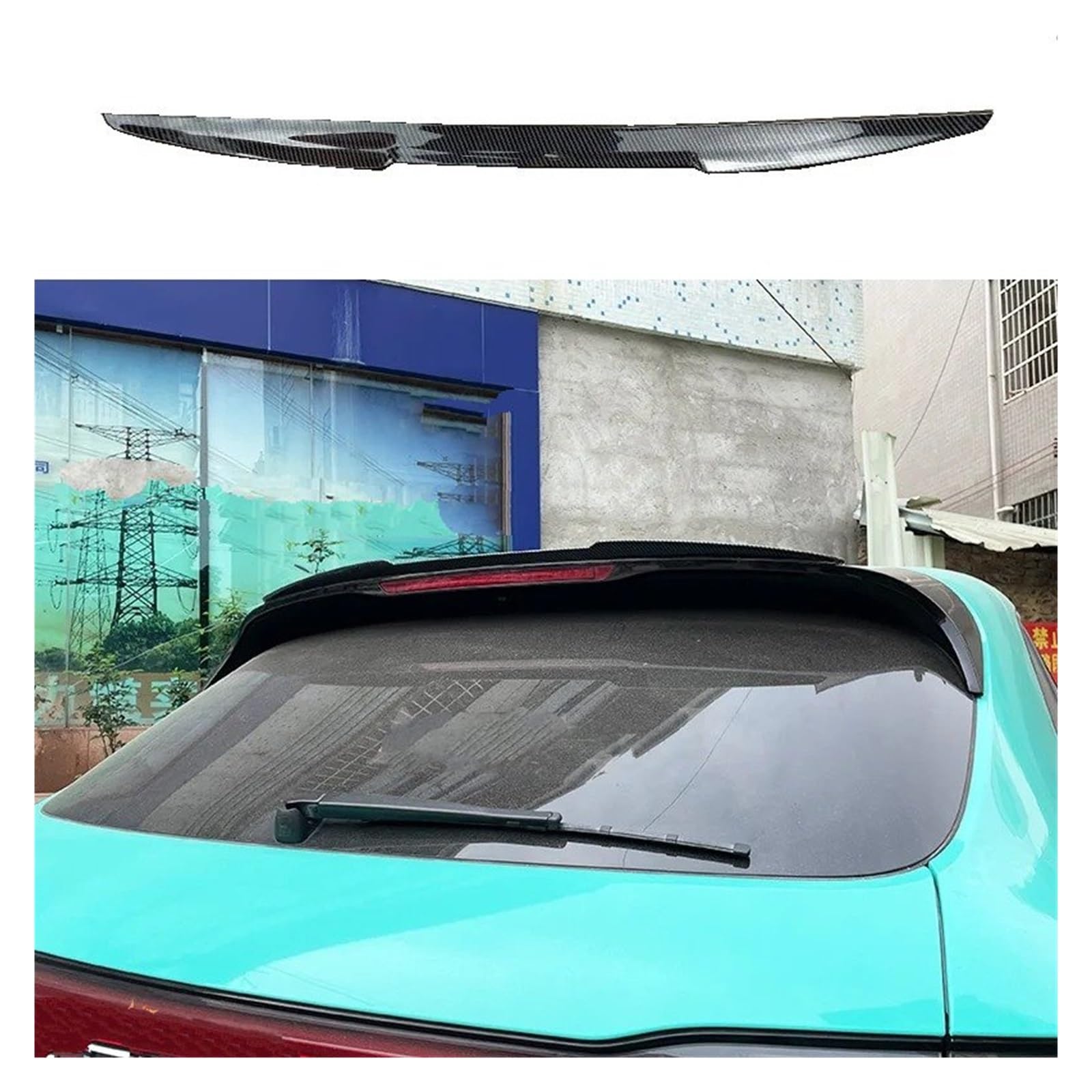 ディフューザースポイラー カイエン マカン 2015 2016 2017 2018 2019 2020-2021 ルーフ ABS 素材 リアボディキット アクセサリー スタイリングスポイラー (光沢ブラック)｜lifeoneショップ