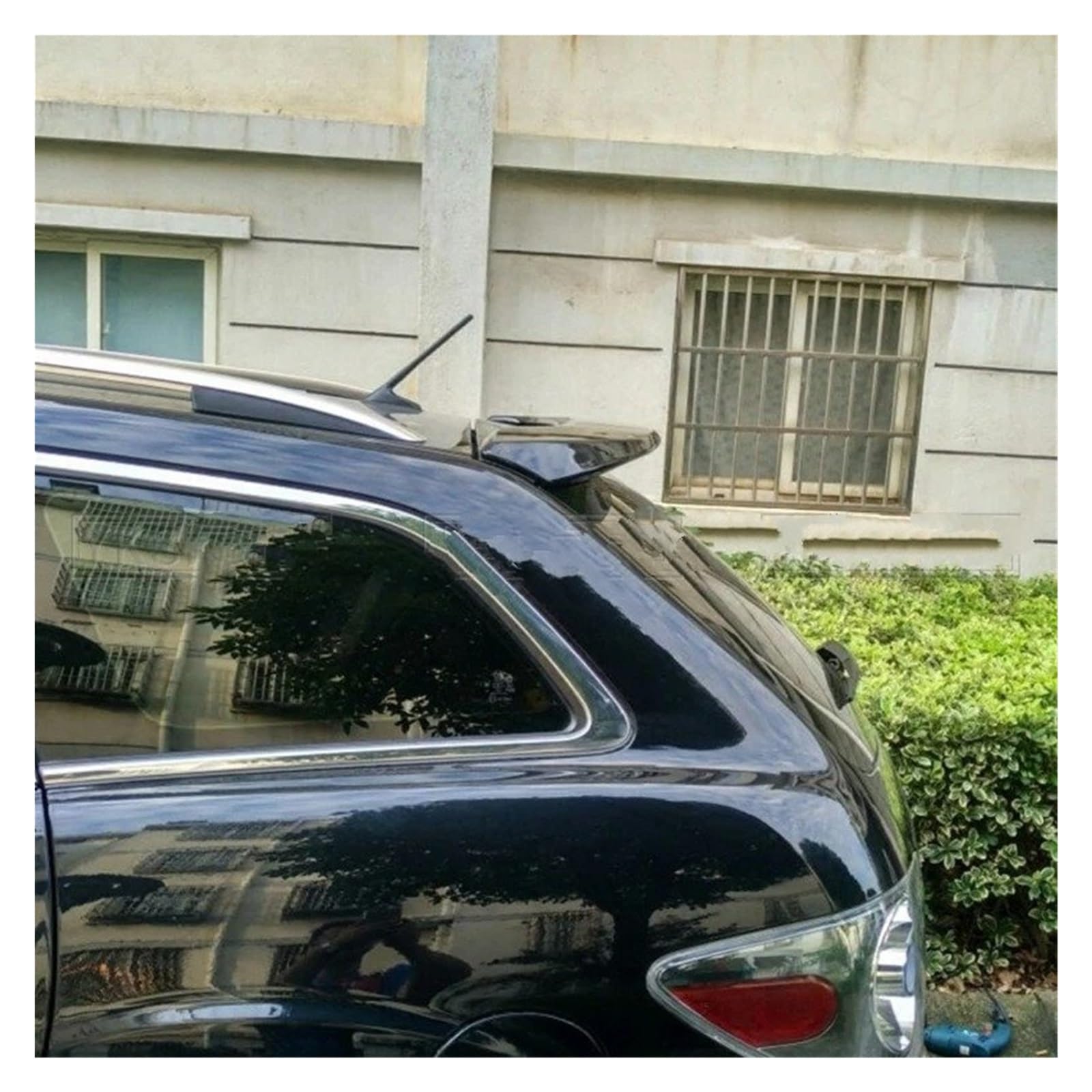 ディフューザースポイラー Mazda CX-7 CX7 2008-2014 オートABSプラスチック 未塗装プライマー リアトランクブーツ ウィングリップ カーアクセサリー スポイラー(未塗装)