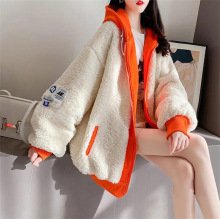 レディース トップス パーカー トレーナー 長袖 フード ストリート もこもこ 切り替えデザイン バイカラー かわいい 大人可愛い カジュアル おしゃれ かっこいい こなれ感 ラフ 抜け感 ロゴ 秋 冬 重ね着 韓国 コーデ 楽ちん 暖かい 防寒 体型カバー 普段使い 着回し