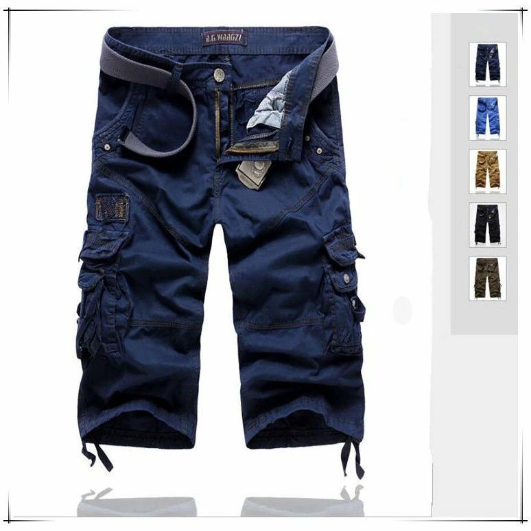 カーゴパンツ メンズ クロップドパンツ 夏 七分丈さる股引き 遊撃手ズボン下 二分の一ズボン下 ボトムス イージーパンツ スウェットパンツ