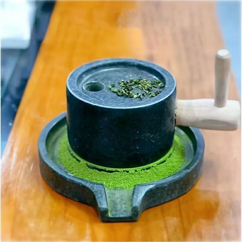 石臼 粉砕機 手動 石うす 卓上大いさ 抹茶 火薬 茶葉挽き 調味料 黒コショウ 粉砕機 禾穀類 挽きたて スパイス 身寄り用 勝手もと 膳立て