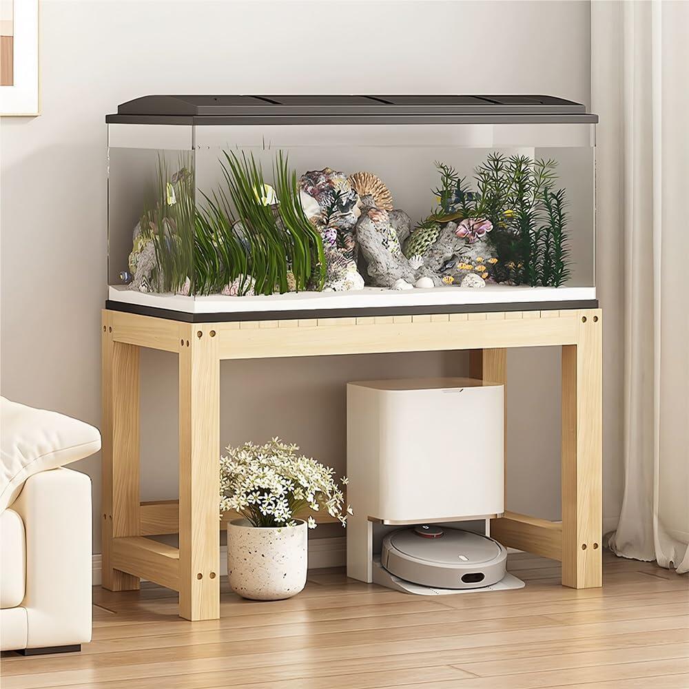 木製水槽スタンド 50×30×50cm 高耐荷重 爬虫類観葉植物対応 リビングオフィス用 お手入れ簡単|Life Partner