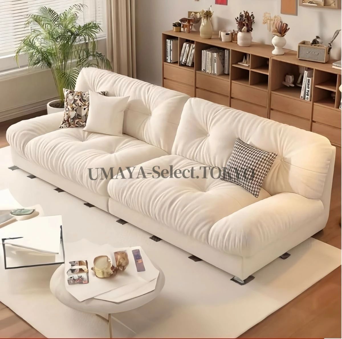 北欧今めかしい 4人掛け ロープロファイル なめし革長椅子 省あき場所 1.8m 2mオプション 座布団付き添い人 1人でもとり備える能力のある 小さなリビ