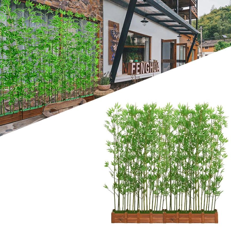 駒寄せ 竹垣 竹 造花  人造竹 ガーデニングフェンス 竹林 コンピューターシミュレーション竹 ウォール緑であること 緑であること駒寄せ つつみ隠し 室外 120糎 150糎 180糎 笹竹 人工観葉草木 緑葉 駒寄せ 中仕切り画面 人工草木屋内外兼用 御部屋 飾りつけ 分け取り 執務室 庭園 回廊