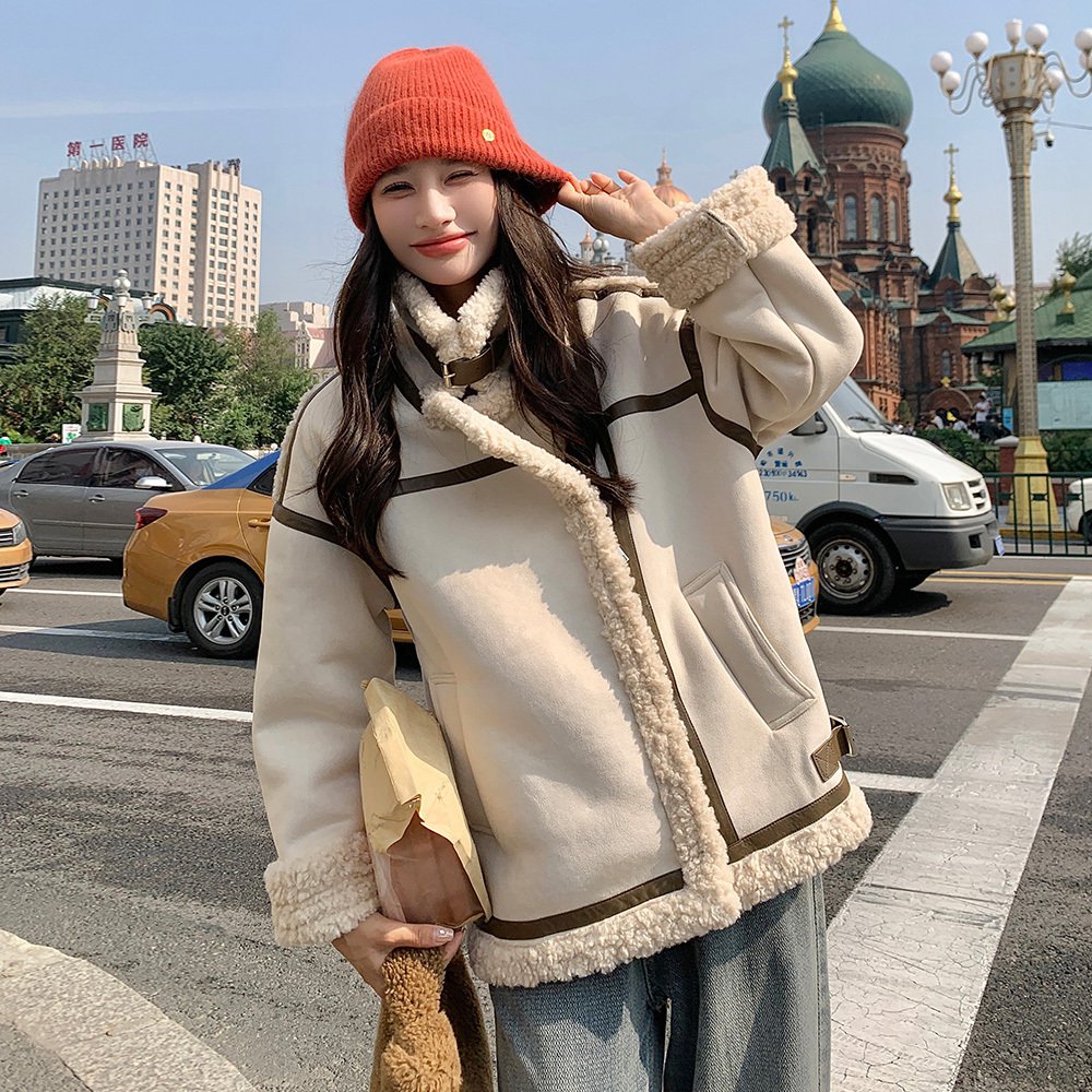 レディース アウター 裏起毛 ウール 長袖 ハイネック フェミニン かわいい 大人可愛い シンプル カジュアル おしゃれ 無地 冬 お出かけ 女子会 休日 暖かい 防寒 着回し S M L XL ブラウン ベージュ|Life Partner