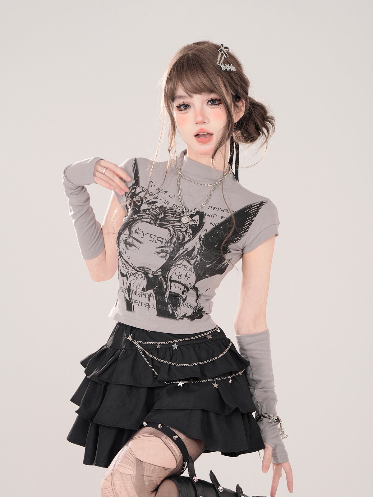 レディース スカート フレアスカート ミニスカート ミニ ショート 膝上 フレア Aライン ベルト ベルト付き かわいい おしゃれ ガーリー 個性的 ラブリー キュート ゴシック ロリータ ロマンティック 無地