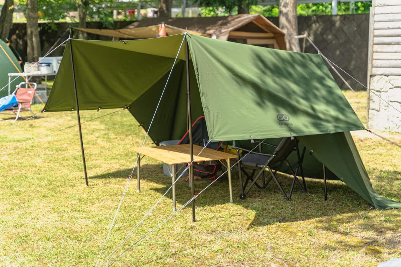 【中古美品】GoGlamping 軍幕風 パップテント TC タイムセール中】GOGlamping G・G PUP2.0 パップテントTC