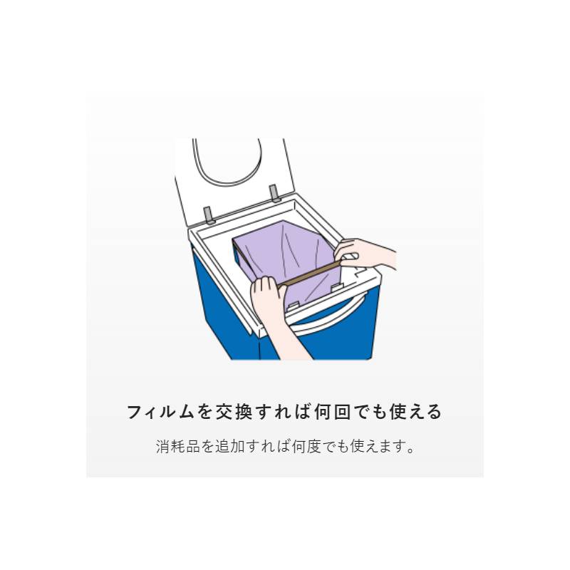 市場 手動ラップ式トイレ 介護 熱圧着 災害 日本セイフティー 簡易トイレ ラップポンPF-1 アウトドア 防臭