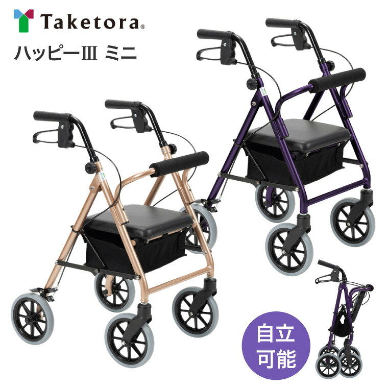 御拾い車 手押し車 高齢者 竹虎 心うれしいIIIミニ（心うれしい3ミニ） 竹虎 ヒューマン世話をする │ 今めかしい キャスター付き添い人 御拾い器 手押し車 お高齢者 高齢者 折りたたみ 手元打ちきり パーキング打ちきり付 自動車駐車場打ちきり 高さ調節する 社会復帰 お買いとり 御拾い読み合わせる 室内 戸外 自主独往 老いらく者