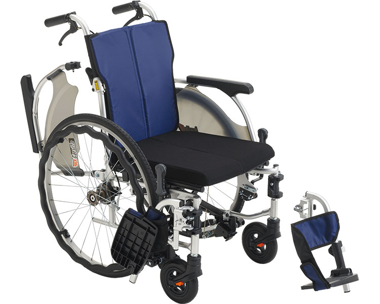 車いす 折りたたみ 自走式 カルッタSG自走型 多機能 CRT-SG-3B CJ01165 座幅40cm 紺(A-16) ミキ │ 車椅子 車イス 自走用 アルミ製 背折れ スイングアウト 介助ブレーキ付き 介護用品 ノーパンクタイヤ 高齢者 お年寄り 老人 シニア 在宅介護 病院 老人ホーム|介護・生活雑貨のライフプラザ