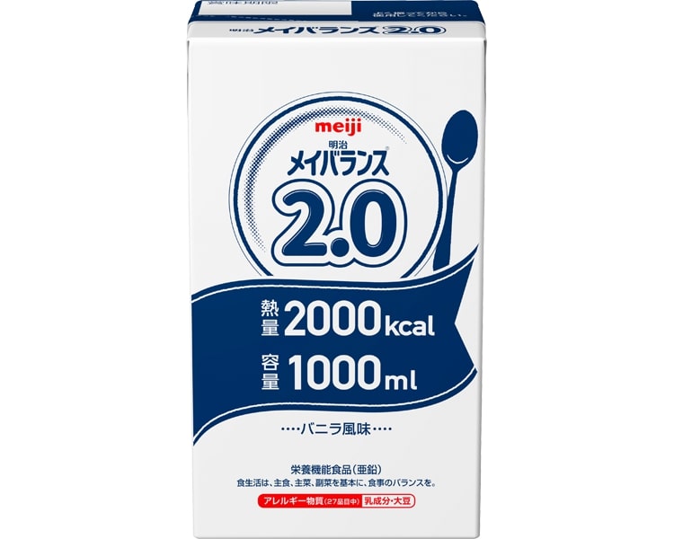 明治 メイバランス2.0 2671403 1000mL バニラ風味 6個入り 明治 | meiji 流動食 介護食 病院 老人ホーム デイサービス 介護施設 福祉施設 食事介助 食事サポート 栄養補助食品 たんぱく質 高齢者 お年寄り 老人 シニア|介護・生活雑貨のライフプラザ