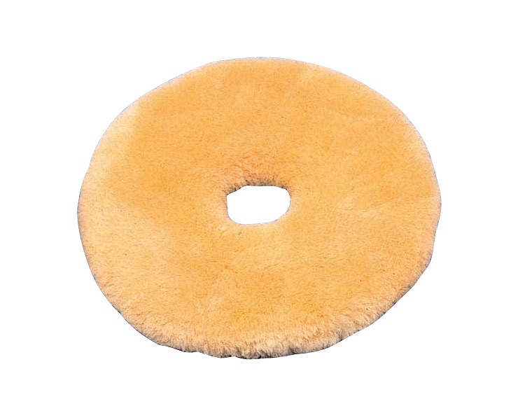 介護クッション ナーシングラッグ 円座薄型(穴有り) 直径36×厚さ4.5cm NR-11 ウィズ │ クッション 介護用品高齢 お年寄り 褥瘡 体圧分散 床ズレ 床ずれ シープスキン 磨耗軽減 羊毛皮 丸型 厚め 在宅介護 老人ホーム 病院 デイサービス 福祉施設