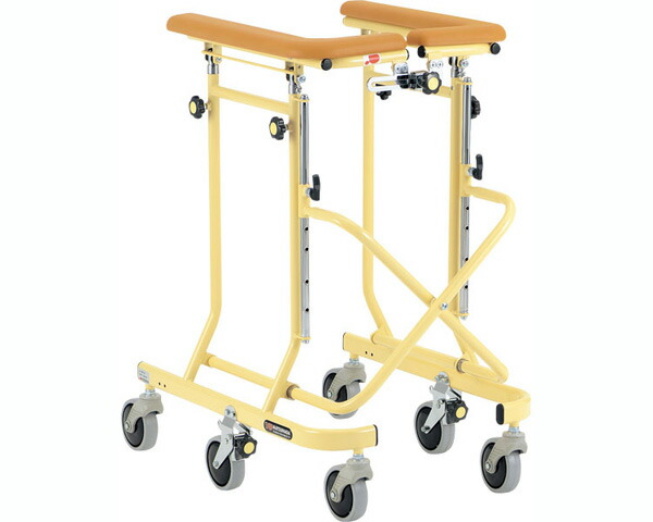 松永製作所 歩行器 6輪歩行器 らくらくウォーカー ホップステップ SM-35｜室内用歩行器 ホップステップ SM-35 六輪 歩行車 介護用 高齢者用 大人用 屋内用 歩行補助 歩行訓練 リハビリ 折りたたみ可能 病院 施設 MATSUNAGA 高齢者 松永