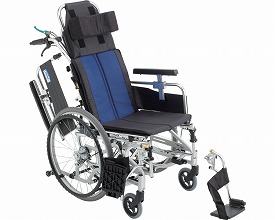 ティルト＆リクライニング車椅子 BAL-11 ミキ｜車いす リクライニング式 車椅子 くるまいす 老いらく者 介護装置 ノーパンクタイヤ遣りくち 肘掛跳ね上げ 脚部律動的な調子アウト 相応 折りたたみ 耐荷重100kg 類概念 MiKi チルト てぃるティング 介護装置 老いらく者