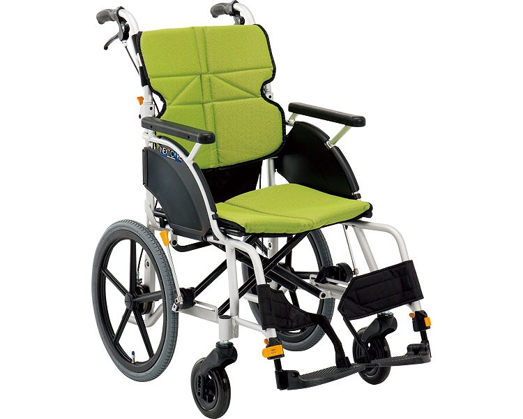 松永製作所 車椅子 ネクストコア グラン 介助用 NEXT-22B |NEXT CORE 車椅子 車いす 介助 移動 介護 病院 施設 ネクストコア グラン 高床 介助型 折りたたみ 高床 エアータイヤ ゆったり 松永|介護・生活雑貨のライフプラザ