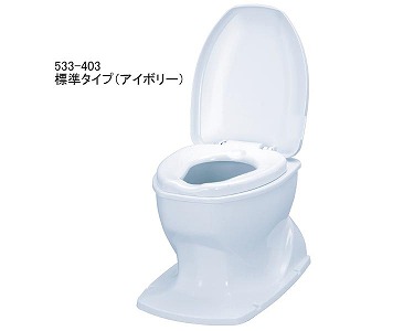 安寿 サニタリーエースOD据置 補高♯5 871-033 │ ポータブルトイレ 簡易トイレ 排泄ケア 洋式変換 介護 介助 排泄用品 サニタリエースOD据置式 標準便座 補高#5 アロン化成