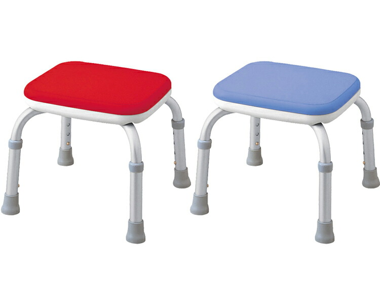 安寿 シャワーベンチ Mini-S（背なし）536-212 536-213｜シャワーチェア シャワーイス 風呂椅子 入浴用いす お風呂いす 入浴用品 浴室 椅子 イス 背無し ソフト座面 コンパクト用具 高齢者 お年寄り 老人 バスグッズ 防カビ加工 完成品 アロン化成