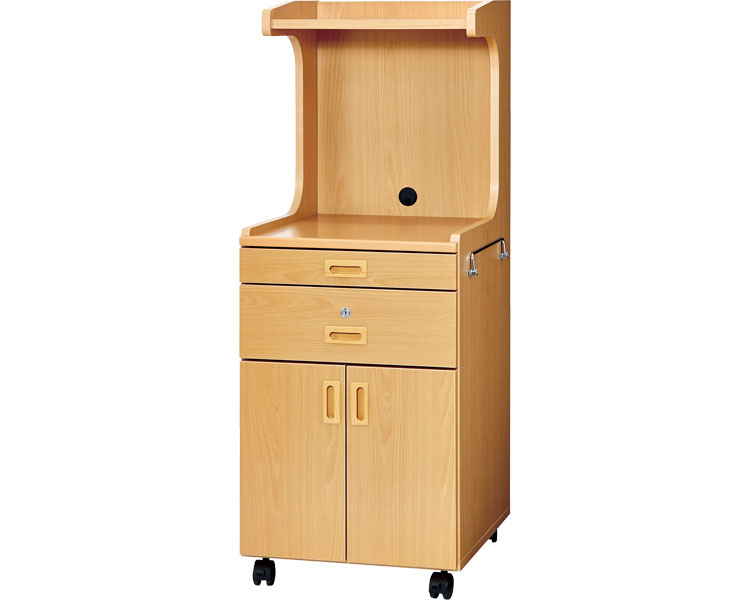 ホスピタル 創設 調度品 床頭台 キャスター付き添い人 床頭台 真っただ中手合い（幅48.7×奥ふかさ47×高さ125糎） SWK-30D 事務所・科学研究所 │ 臥榻横 納める 臥榻側面 ホスピタル 創設 年より介護ホーム 老いらく者 介護属具 事務所調度品 円筒錠付き添い人 西洋手ぬぐい掛け付き添い人鍵付き添い人抽き出し 介護用品-その他-医薬品・コンタクト・介護