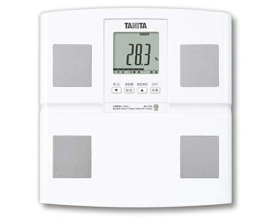 タニタ 体組成計 BC-764 ホワイト タニタ │ 体重計 体脂肪計 健康管理 高齢者 シニア 介護 乗るだけ 測定 見やすい 使いやすい お年寄り 老人 シニア 在宅介護 病院 老人ホーム デイサービス 施設 学校 体重 体脂肪率 BMI 筋肉量 内臓脂肪レベル 基礎代謝量 体内年令|介護・生活雑貨のライフプラザ