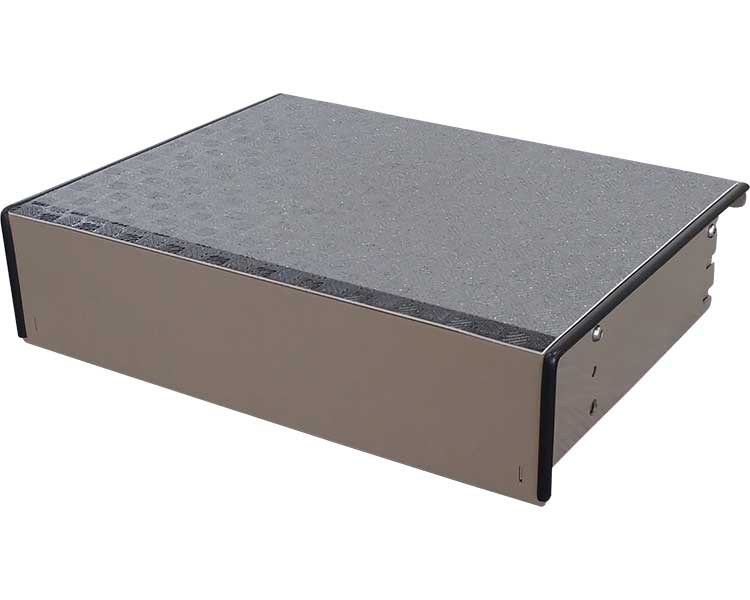 シコク BS小路（BSこみち）用ステップ台 626-100 ｜オプション 手摺り 移乗サポート 移動 立ち上がり補助 転倒予防関連 介護用品 高齢者 お年寄り 踏み台 足置き サポートグッズ 便利グッズ 段さ 補助 上り下り 導線補助 コンパクト 玄関用 パーツ シニア手すり｜介護・生活雑貨のライフプラザ