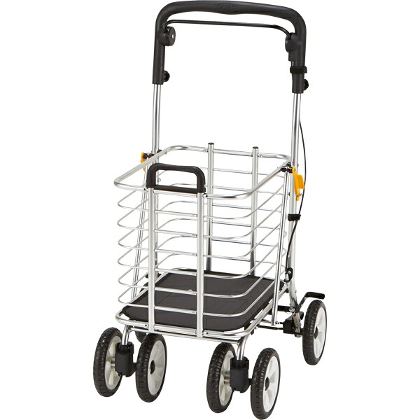 ノーブルワゴンM(NBW-1M)マキライフテック|高齢者 ショッピングカート 4輪 シルバーカー 手押し車 老人 歩行補助 お年寄 便利グッズ ショッピングカート4輪 買い物カート 散歩 お買い物 お出かけ 畑仕事 補助 ささえ おじいちゃん おばあちゃん 祖父 祖母|介護・生活雑貨のライフプラザ