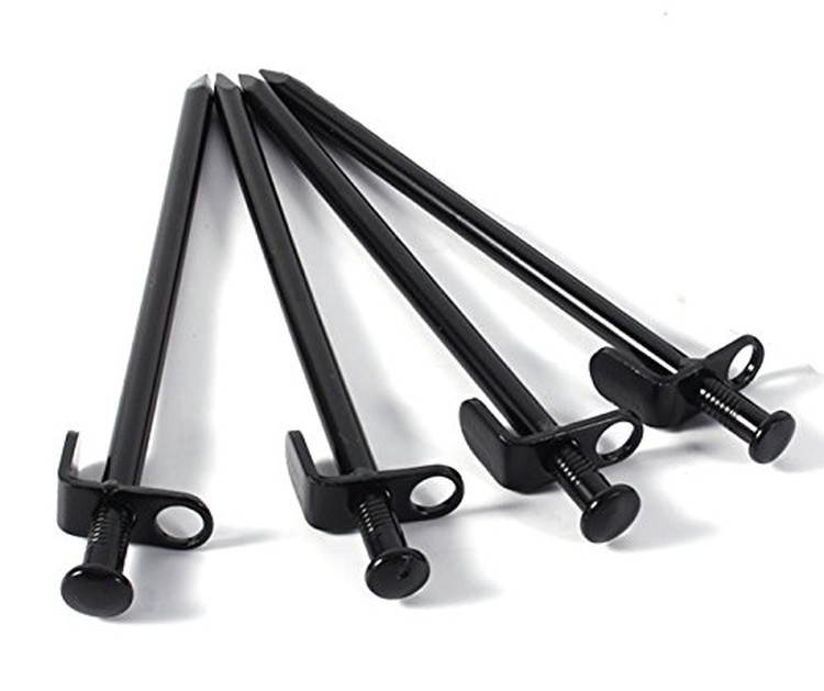 楽天市場】BLACKDOG ペグ 7本セット 30cm キャンプ アウトドア