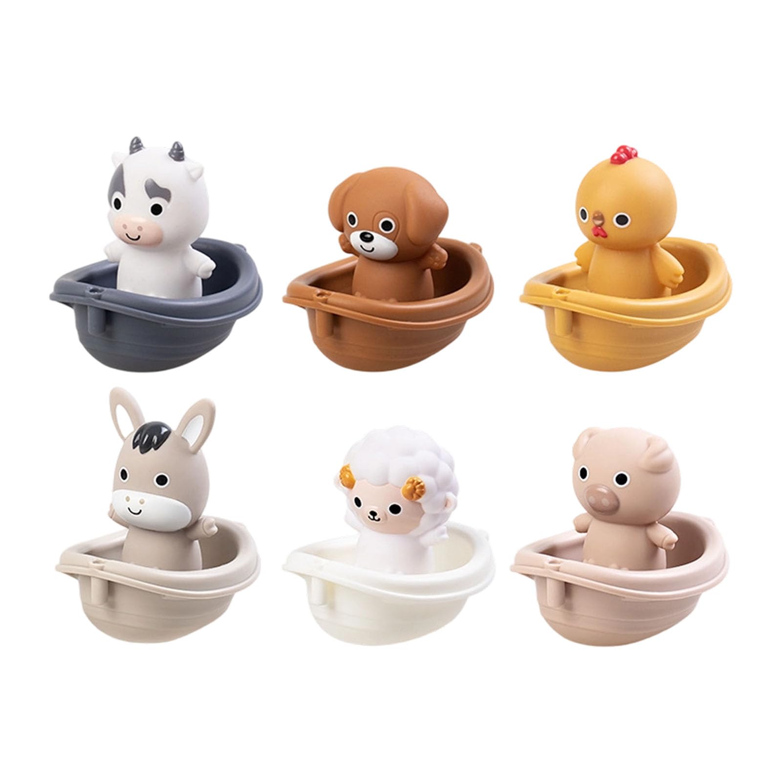 家畜スタッキングボート人形バスタブおもちゃ付き赤ちゃんの水遊びと微細運動能力開発認知ベビーバススタッキング|LIFE QUEST