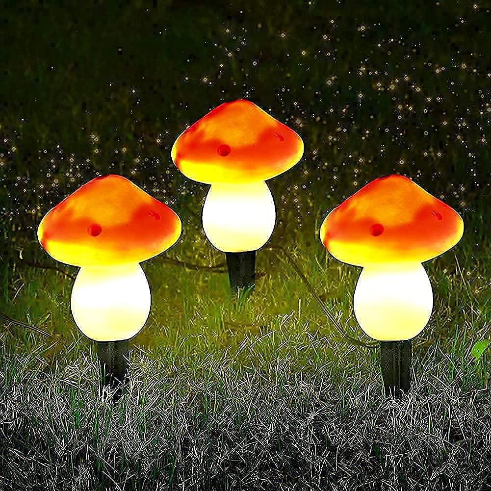 楽天市場】ガーデンライト きのこくん 防雨型 ソーラーライト