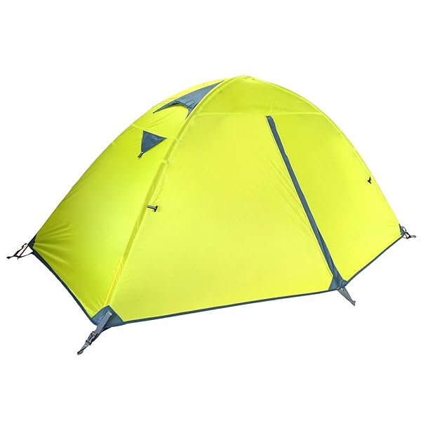 【楽天市場】二重層 テント 1人用 アウトドア 防災用 キャンプ用品 3シーズン 登山テント 撥水加工 軽量 設営簡単 4色選択可能