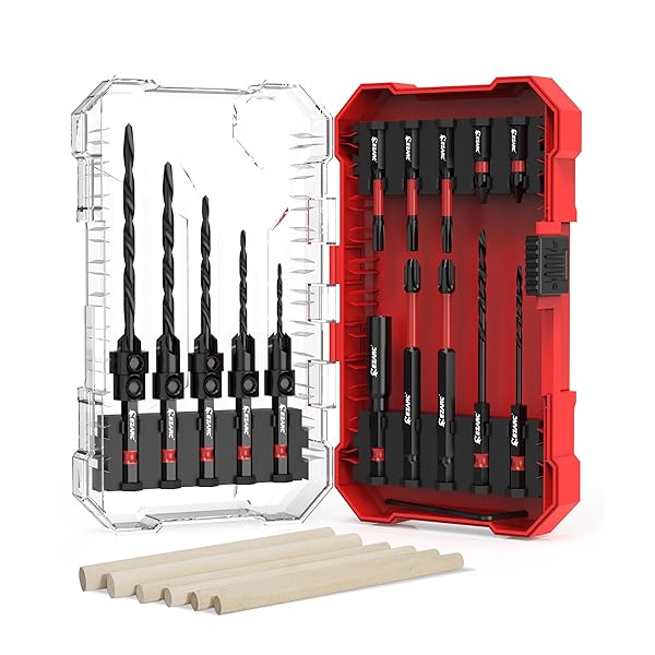 下穴・皿取錐 24pcs 1/4\