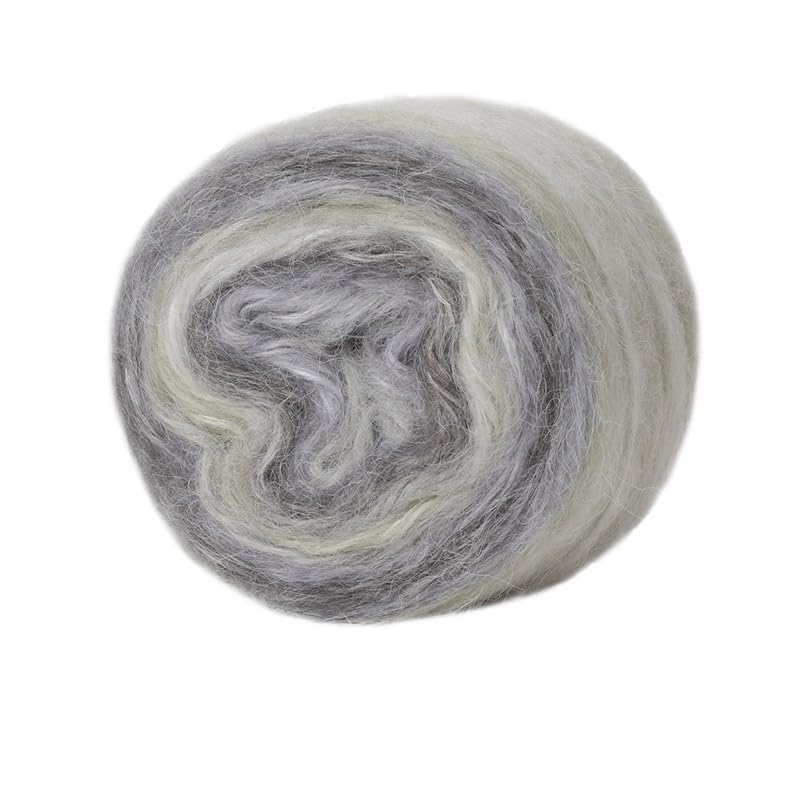 手染めグラデーションモヘアウール糸 編物用 軽く如何にもな地絹混紡 1玉約75g 2玉書き割り 5玉書き割り 10玉書き割り DIY手工芸品や事業計画に至適(2玉書き割り,1015color)
