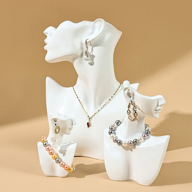 アクセサリースタンド 樹脂モデル アクセサリー展示 イヤリング ネックレス棚 指輪 ブレスレット 陳列 ジュエリー展示道具｜LIFE QUEST