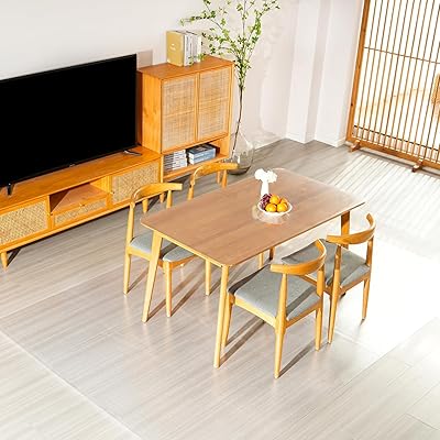 透明 椅子 チェア マット 床保護マット ダイニングマット 180*200cm 厚さ1.5mm 汚れ防止 床保護 お手入れ簡単 床暖房対応 滑り止め付｜LIFE QUEST