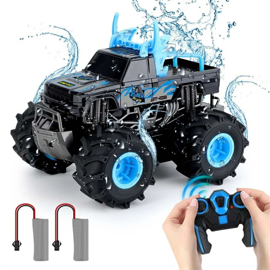 楽天市場】ラジコンカー 水陸両用 子供向け オフロード 車 おもちゃ