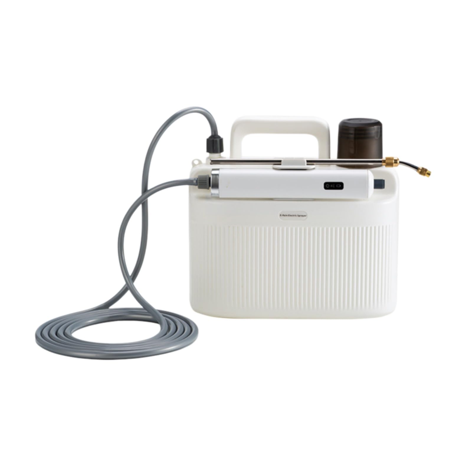 5L 申し受ける式電動噴霧器 肩かけ軽さ心積もり たわい無いに持ちはこぶ能力のある 自動小銃噴霧でやり方省力化 雑草押さえ・除菌防疫・身寄り家庭菜園水やりに至適 取り締まり飾り気の無い 運動場洗い濯ぎ・園芸やり方全能噴霧機 (5L電動取りひろげる吊りひも[3米突取りひろげる]) [並行輸入品]