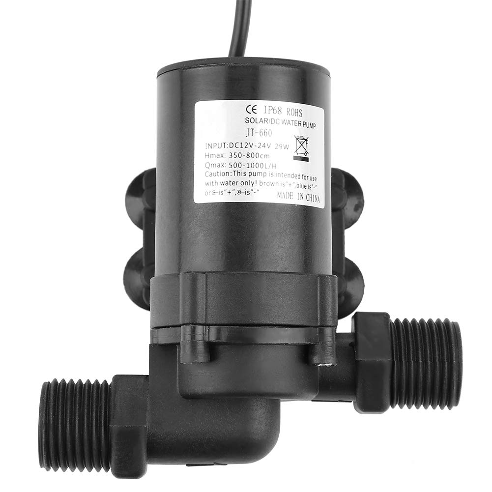 ochun 太陽熱温水腕っこきパウダーコンパクト DC お水揚水機 24V 低騒々しい音昇圧揚水機身寄り園芸用