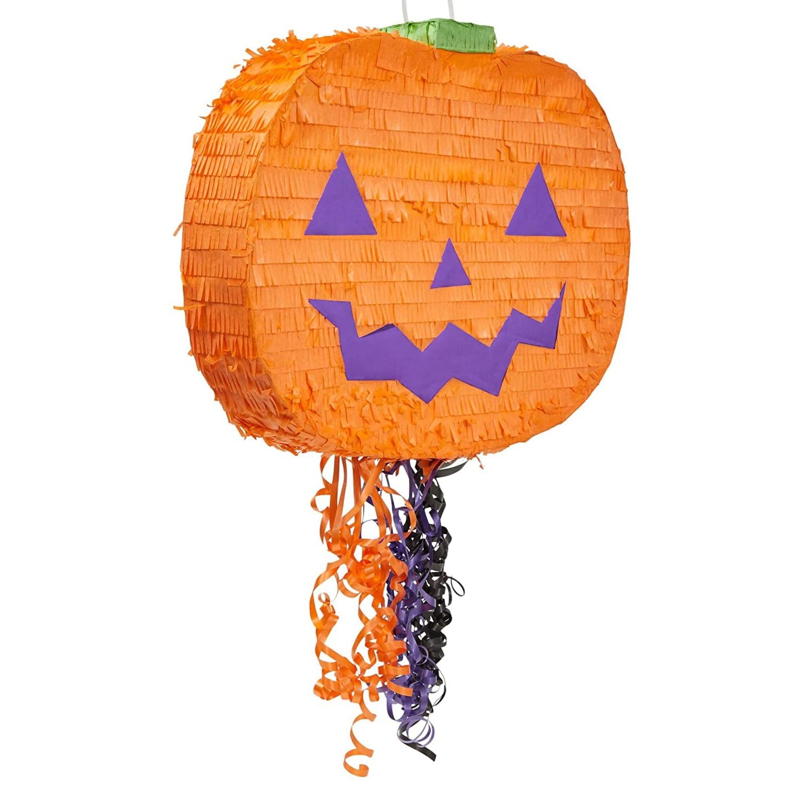 かわいいパンプキンピニャータ、ハロウィンパーティー用品の装飾用、プルストリングオレンジジャックオーランタン(17 x 13 x 3インチ)｜LIFE QUEST 7,933円