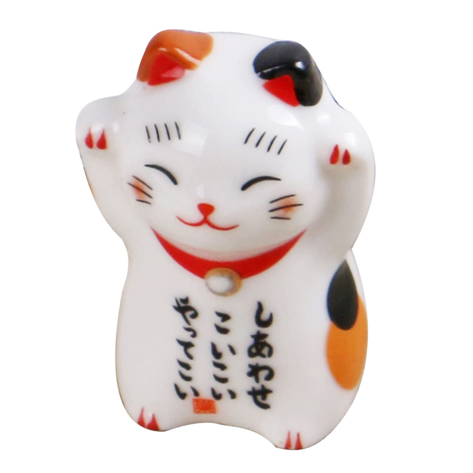 Miokycl 5点セット セラミック箸置き、猫型食器、トレイ、ミニセラミック子猫オーナメント(和風)|LIFE QUEST