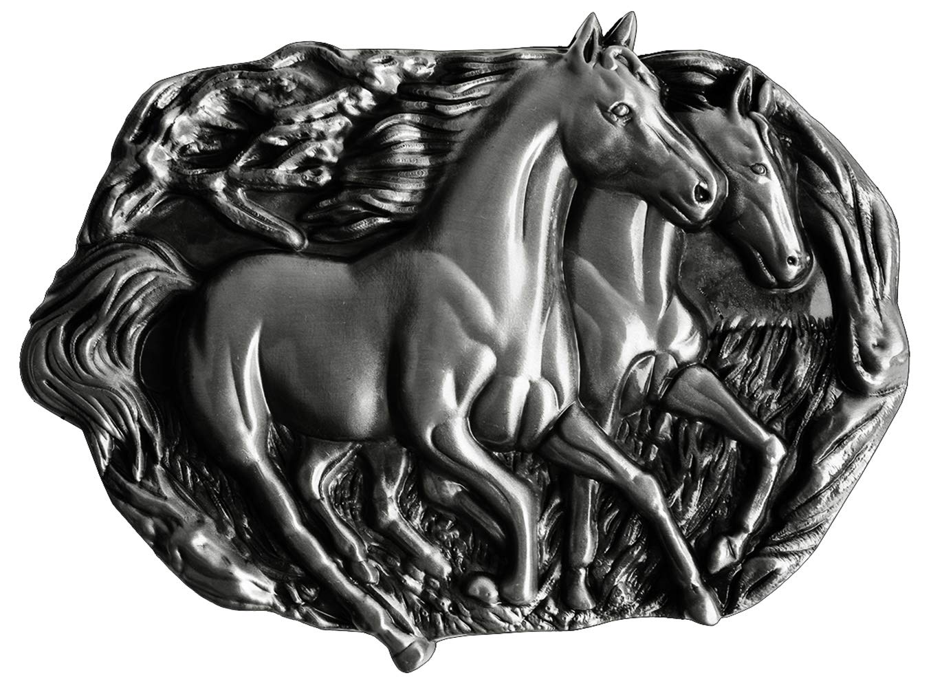 ベルトバックル 3D馬 ウェスタンカウボーイスタイル