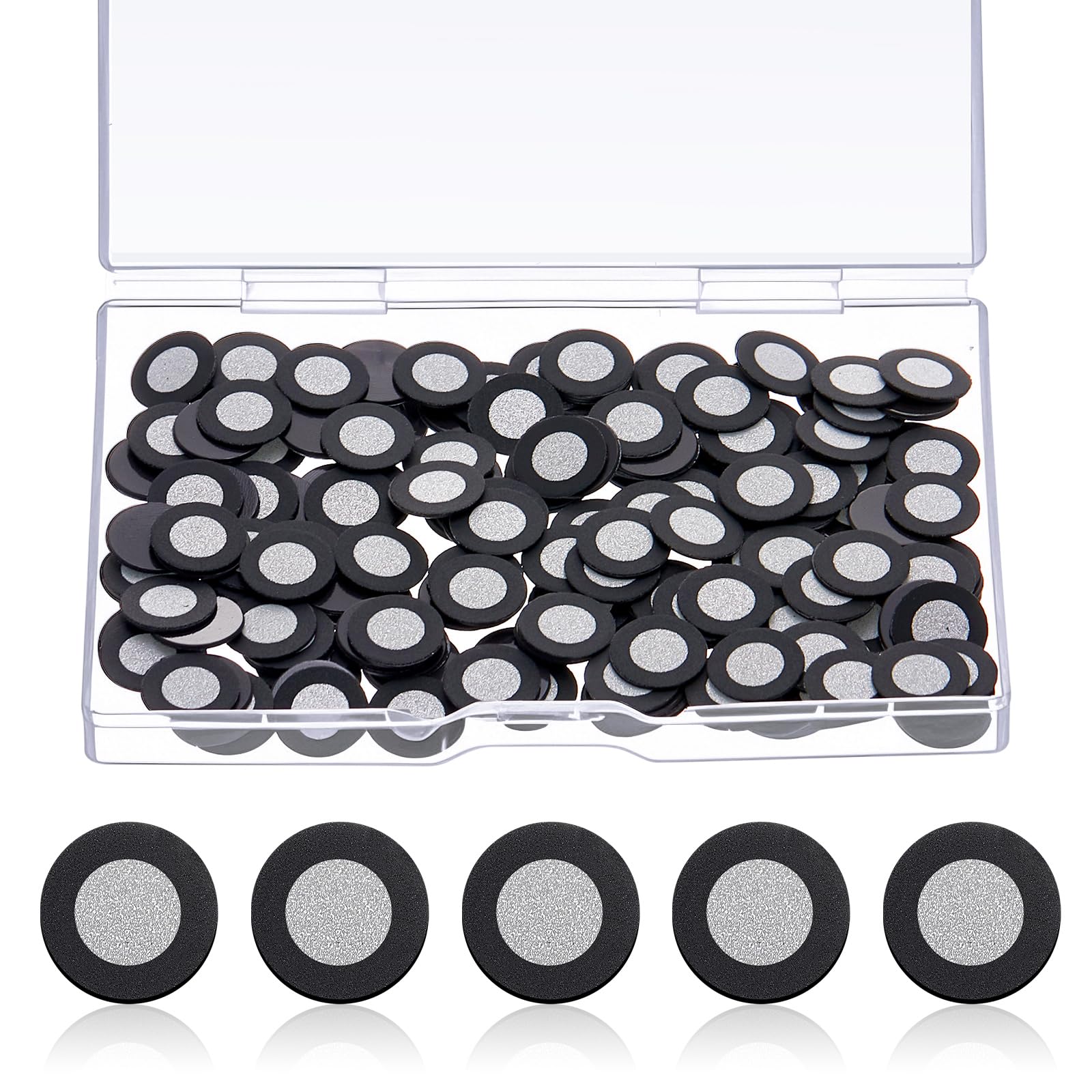 200個 3D磁気トラッキングドット スキャナー用 内側6.0mm 外側10mm スキャン 基準点マーカー 拡散反射ポジショニングターゲット 3Dスキャン用