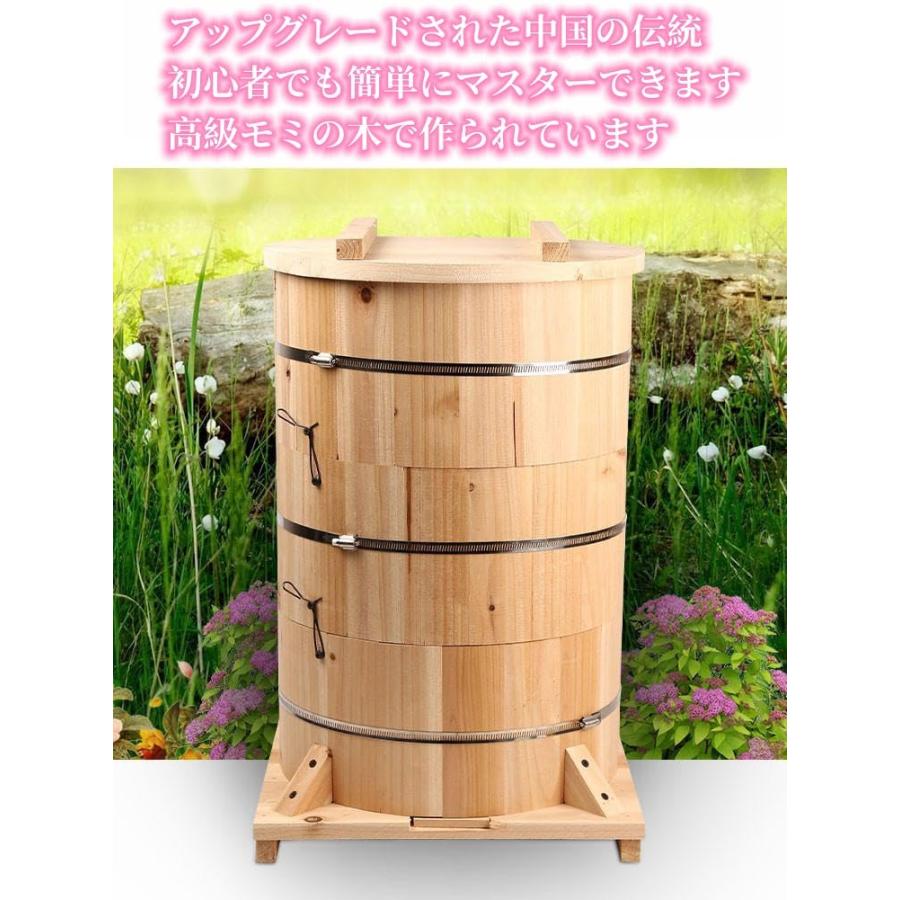 ミツバチの巣箱、伝統的なミツバチの樽の巣箱、蜂の巣、多層ダブルキングボックス、小さな格子蜂、マルチボックスタイプ、蜂の巣、モミ、蜂の巣、蜂飼育箱、蜂の|LIFE QUEST