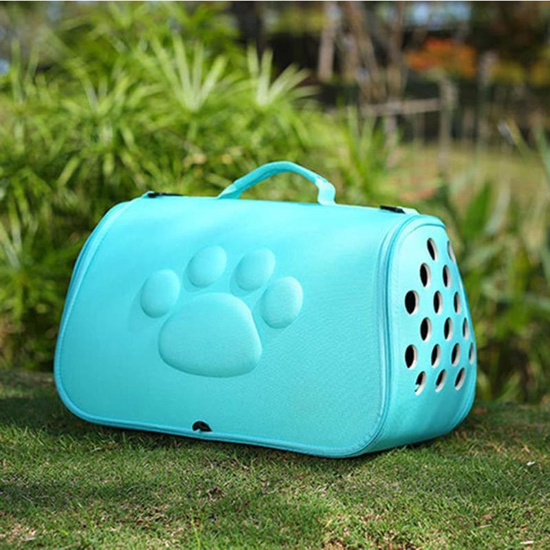 ペット キャリーバッグ 犬 52*27*28 猫 ペット キャリーバッグ ブルー 小型 ペットバック ショルダー 小型 キャリーバッグ｜LIFE QUEST