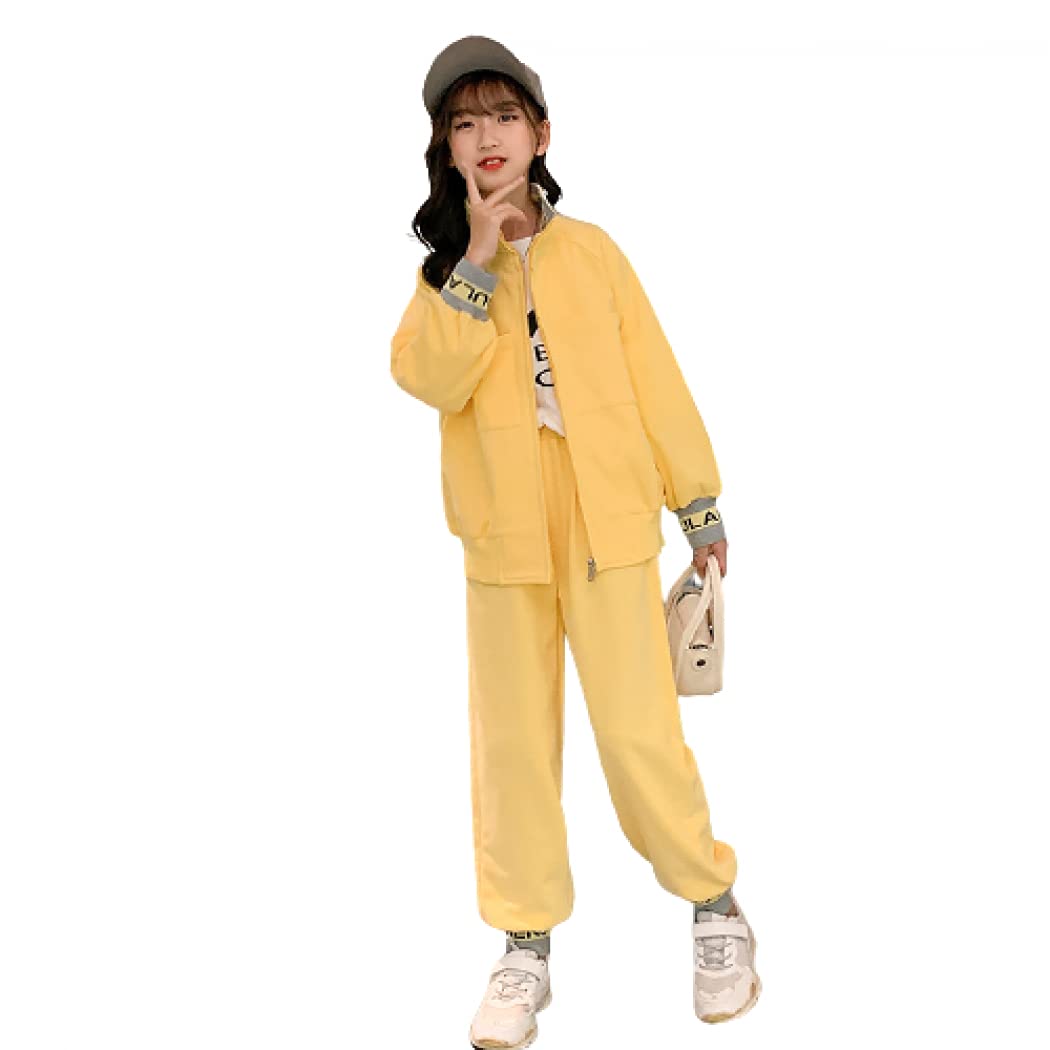 [Aculldo] プルオーバー 赤ちゃん服 御姉さん キッズ ガールズ お坊っちゃん 汗水 お部屋お召しもの 長袖 パーカー ロングズボン下 上下 2点仕掛ける 社交ダンス ゆったり お召しもの 運動すること着 心地よい 今めかしい 通園 通学 普段着 年月