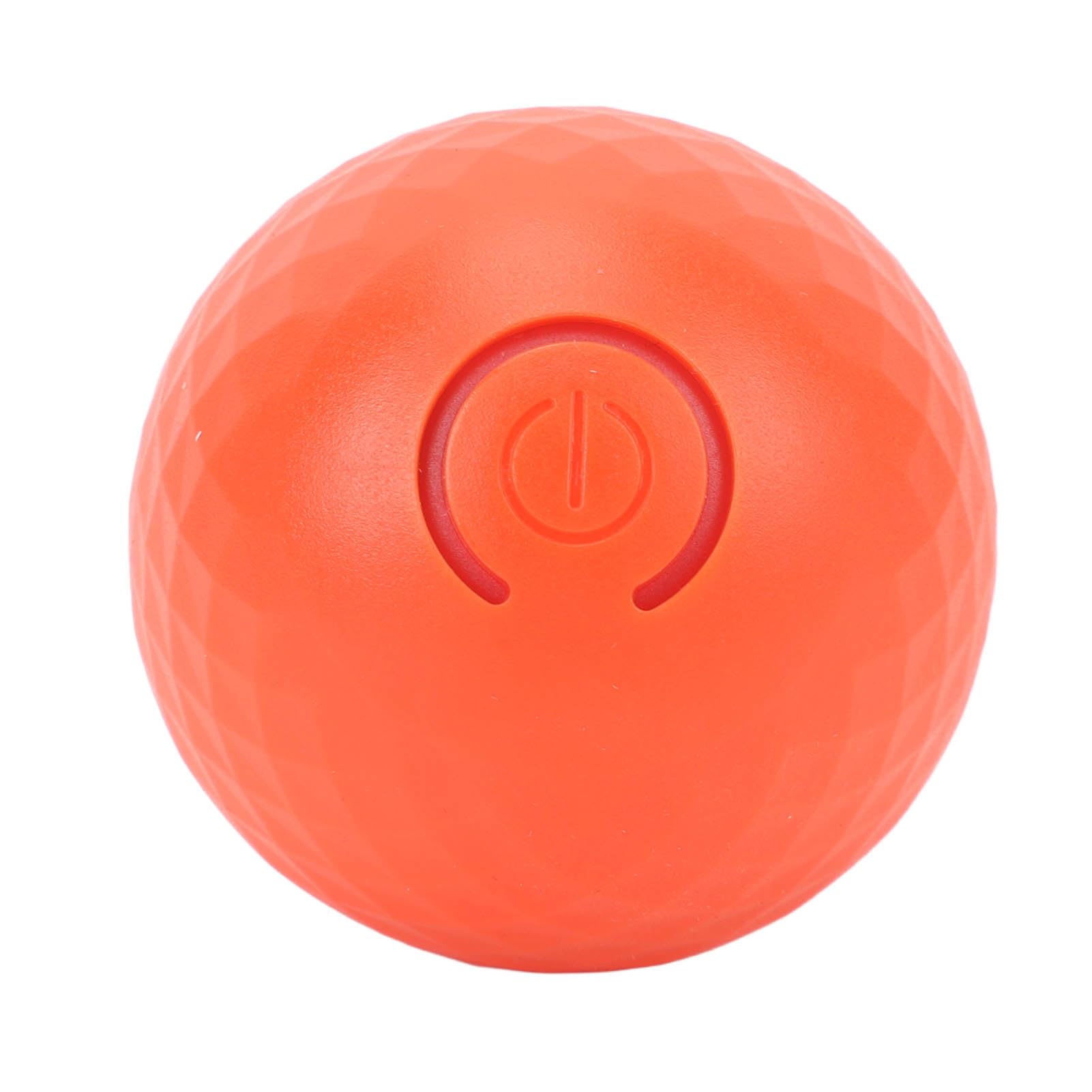 Active Rolling Ball for Dogs マイコン TPU Motion Activated Automatic Rolling Moving Ball Interactive Dog Toy with LED Light for Small Medium Large Dogs (オレンジ色)