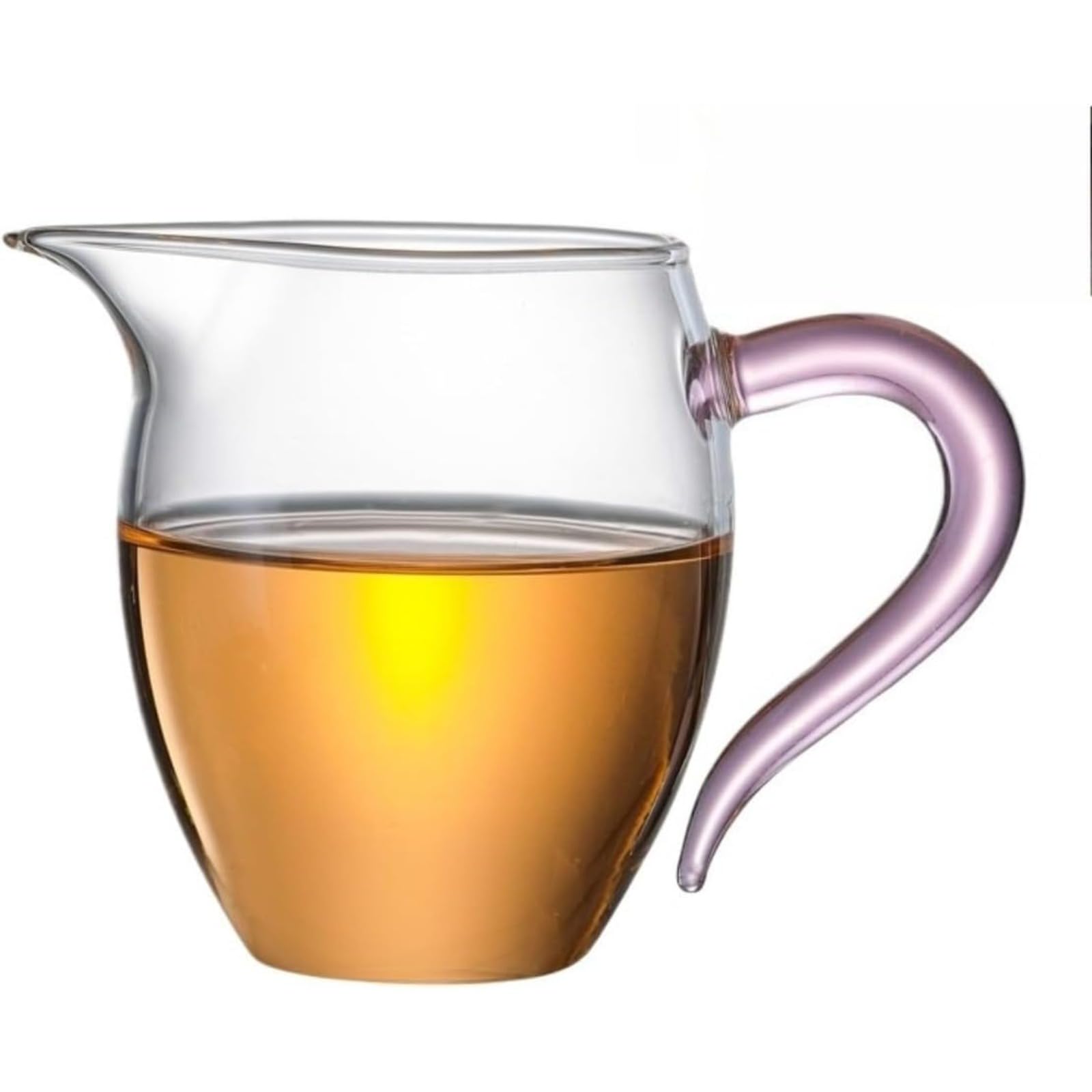 耐熱高ホウ素シリコンガラス ZAZY 公道杯カンフー 分茶器 彩把長口 茶道アクセサリー (粉色) [並行輸入品]｜LIFE QUEST