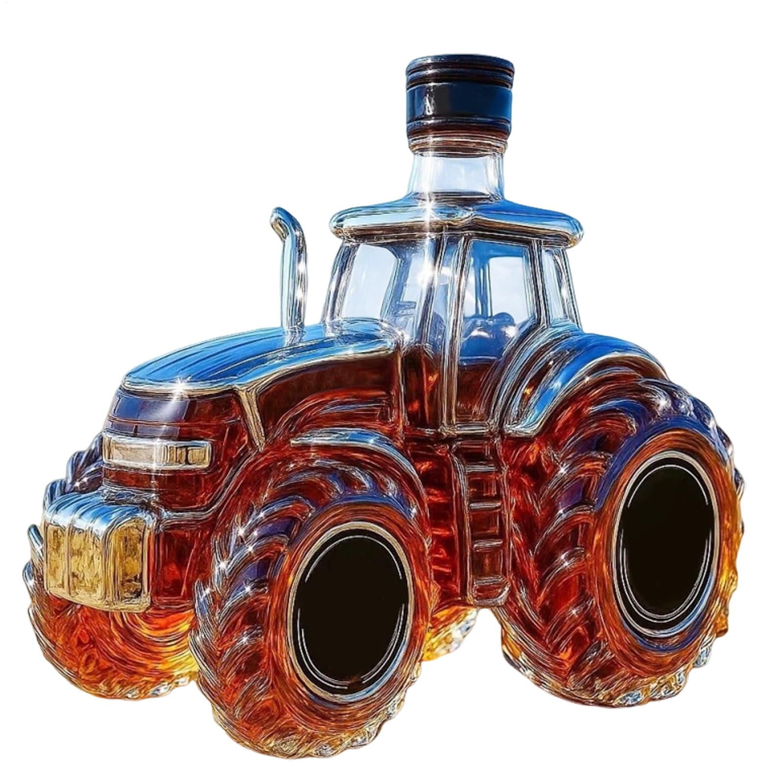 OneV FT リキュール瓶 - 300ml 気狂い水 ディスペンサー 事務机いの一番 飾りつけ | 硝子 ウィスキー デカンタ 瓶,ブランデイ 赤ちょうちんボン ドリンク 飲み料 身寄り 人だかり 寄りあい クリスマス 御芽出度 食べ物屋 用
