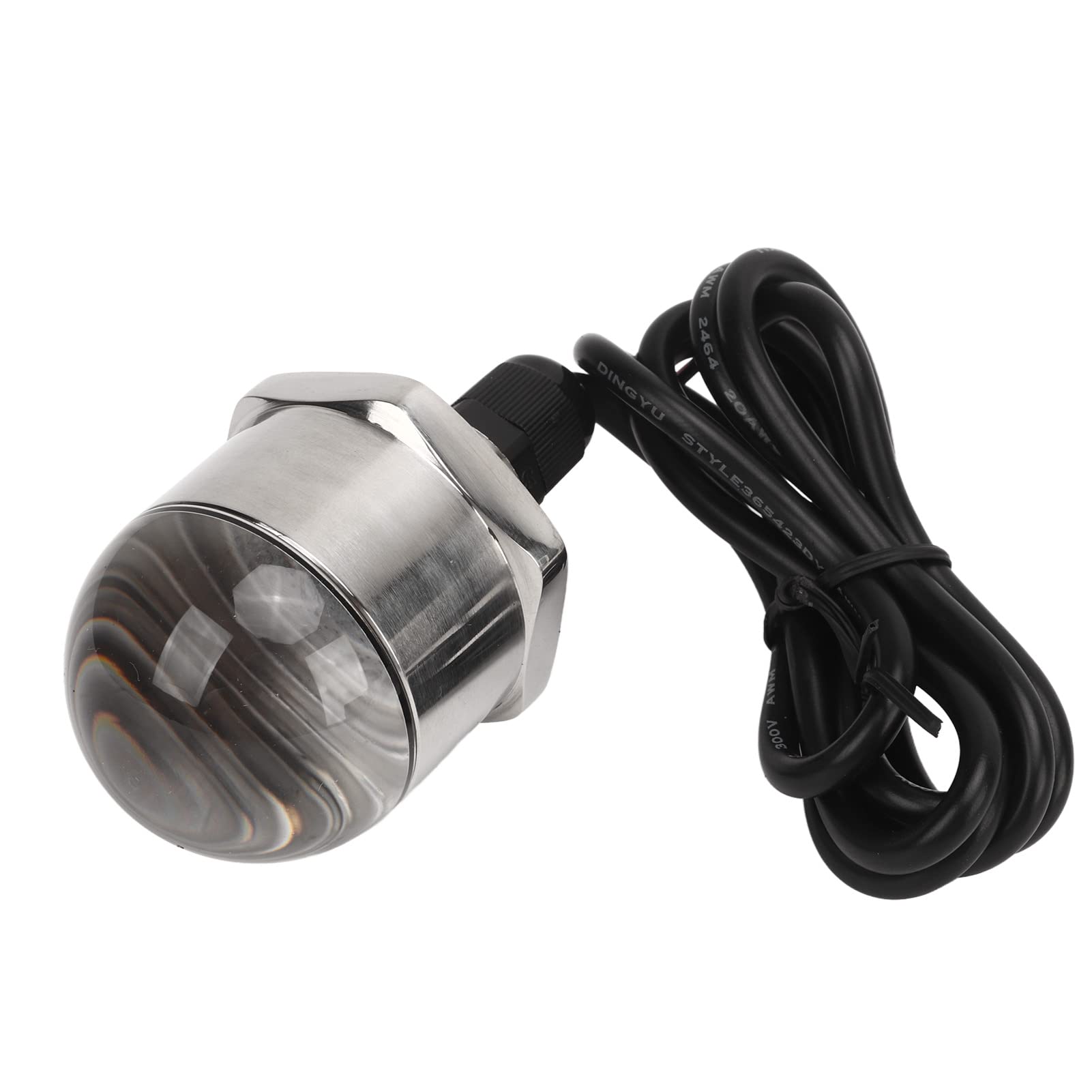 9 LEDボートプラグライト M12 12V 海上水中釣り用ナイトライト、ABSハウジング付きの明るい潜水式ヨットランプで航行の安全と魚の誘引に最適 (緑)｜LIFE QUEST
