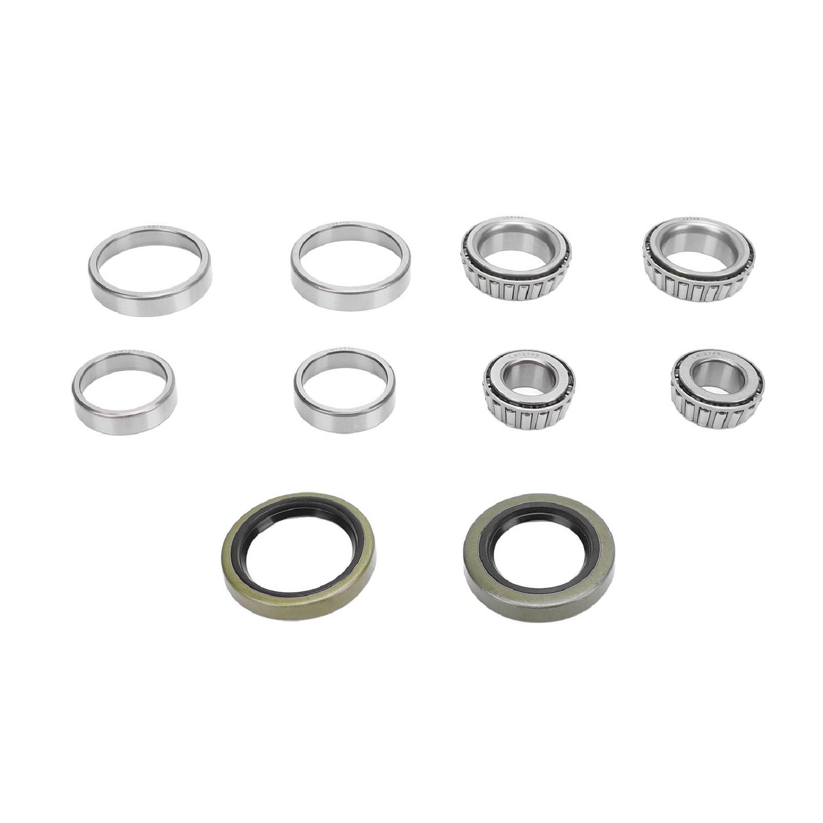 10個入り口・入口 L68149 LM12749 トレーラ用ホイールハブベアリングキット、消印付き添い人アロイ製個人的・端っこベアリング書き割り（1in1/16のトレーラーアクスルハブ用）、行きちがいを先ぼそるし、拠りどころ性を引き当て
