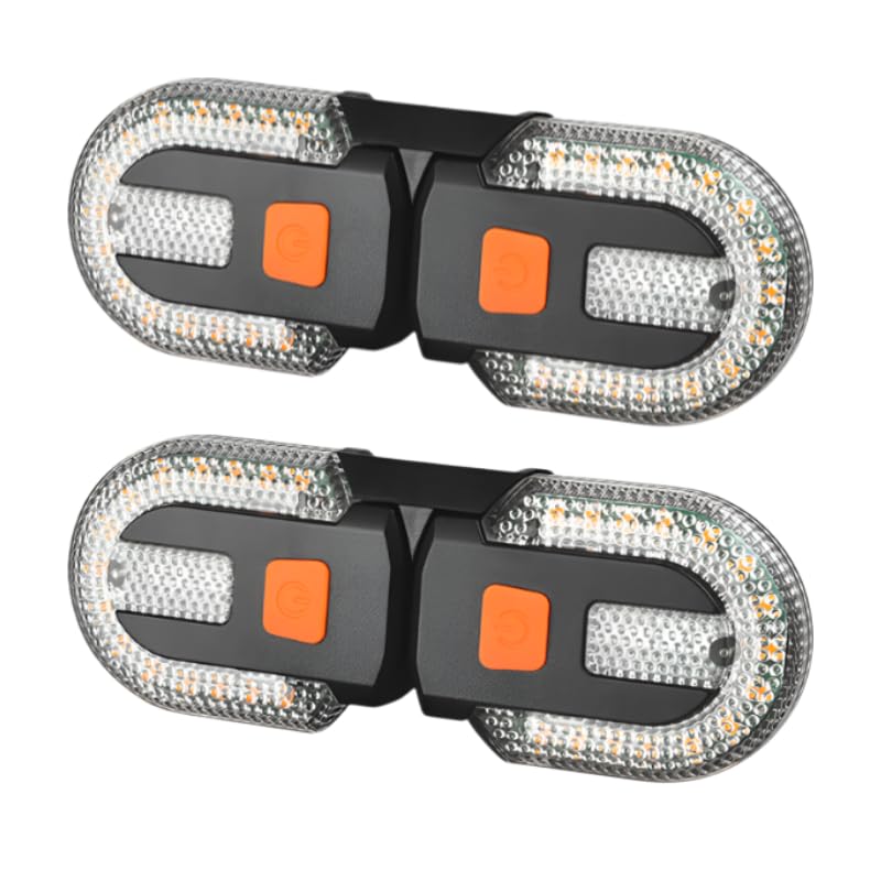 [Caividom]銀輪 LED ウインカー 後ろ側点火装置 道のり命令すること器 無線電話遠隔操作付 USB 申し受ける式 IPX4 雨合羽 180 度広角高明快さ LED 5 点灯流行り物 120dB 呼びりん かっこ良い打ちきり聯絡 物の具不必要据え置き飾り気の無い 読み込む自動二輪車通い通学小夜走行もしもの事押しとどめる